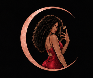 Cynsilhouette moon emblem